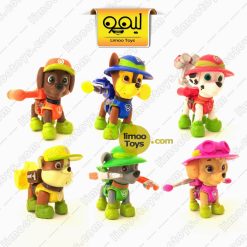 مجموعه فیگور 6 عددی سگ های نگهبان انیمیشن گشت پنجه ای Paw Patrol