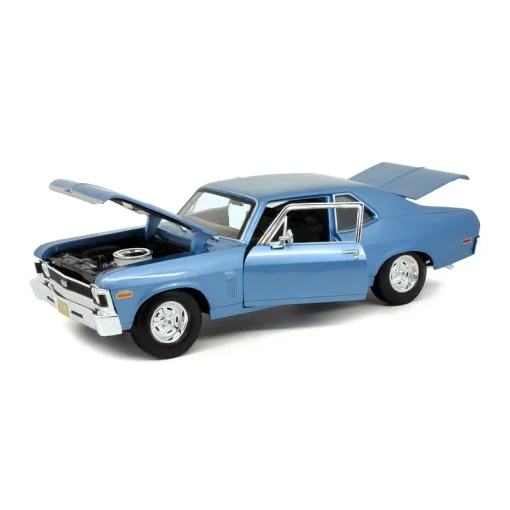 ماکت ماشین فلزی Maisto مدل 1970 Chevrolet Nova SS Coupe Blue 1/18