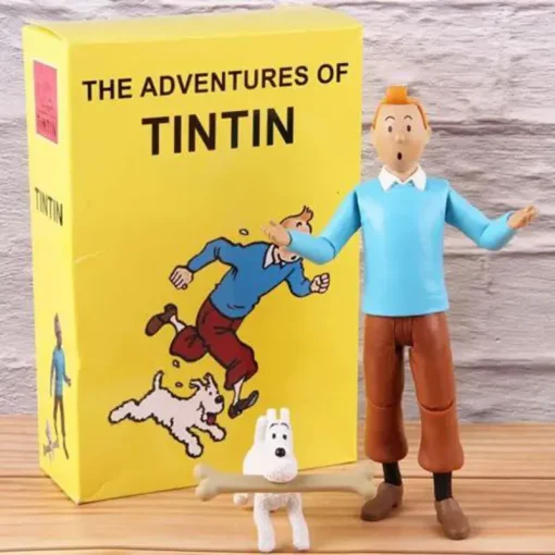 اکشن فیگور مفصلی تن تن و میلو tin tin milou