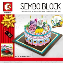 ساختنی کیک تولد مدل Sembo Block کد 601400